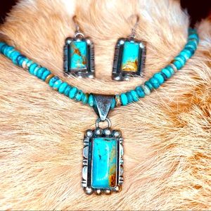 Turquoise Necklace & Earring Set